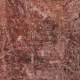 3' X 5' Merlot And Charcoal Abstract Shag Washable Area Rug With UV Protection - HomeRoots - Flyclothing LLC