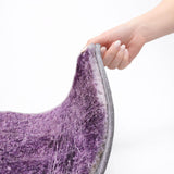 10' X 14' Purple And Charcoal Abstract Shag Washable Area Rug With UV Protection - HomeRoots - Flyclothing LLC