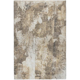 8' X 10' Beige And Ivory Floral Shag Washable Area Rug With UV Protection - HomeRoots - Flyclothing LLC
