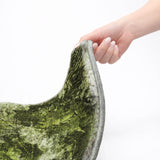 5' X 8' Green And Charcoal Floral Shag Washable Area Rug With UV Protection - HomeRoots - Flyclothing LLC