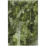 10' X 14' Green And Charcoal Floral Shag Washable Area Rug With UV Protection - HomeRoots - Flyclothing LLC