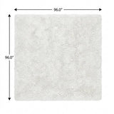 8' Taupe And Beige Floral Shag Washable Round Rug With UV Protection - HomeRoots - Flyclothing LLC
