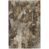 10' X 14' Taupe And Beige Floral Shag Washable Area Rug With UV Protection - HomeRoots - Flyclothing LLC