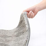 10' X 14' Gray And Charcoal Geometric Shag Washable Area Rug With UV Protection - HomeRoots - Flyclothing LLC