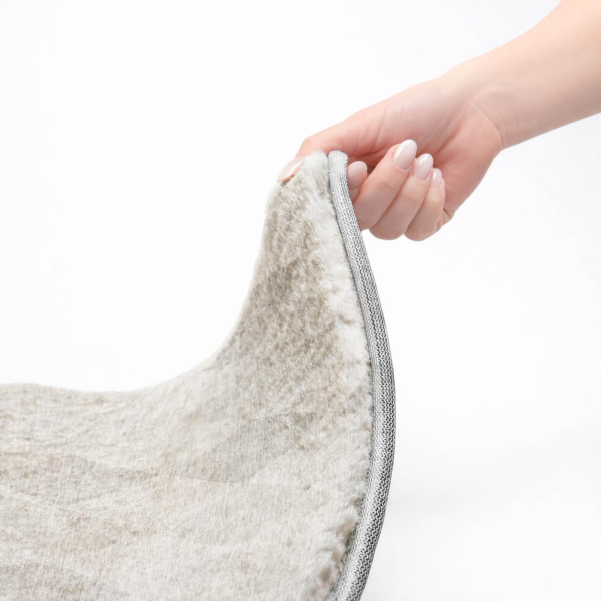 10' X 14' Ivory And Gray Geometric Shag Washable Area Rug With UV Protection - HomeRoots - Flyclothing LLC