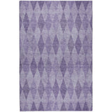 3' X 5' Purple And Lavender Geometric Shag Washable Area Rug With UV Protection - HomeRoots - Flyclothing LLC