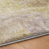 10' X 14' Gold And Beige Abstract Shag Washable Area Rug With UV Protection - HomeRoots - Flyclothing LLC