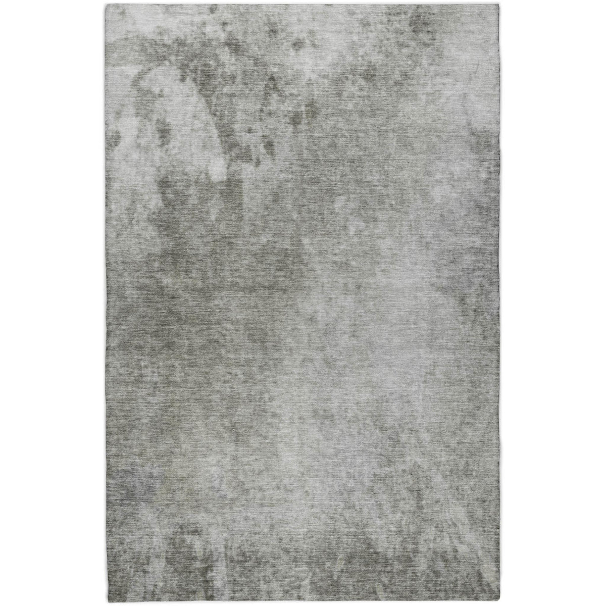 5' X 8' Gray And Silver Abstract Shag Washable Area Rug With UV Protection - HomeRoots - Flyclothing LLC