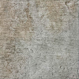 8' Gray And Silver Abstract Shag Washable Round Rug With UV Protection