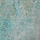 5' X 8' Teal And Gray Abstract Shag Washable Area Rug With UV Protection - HomeRoots - Flyclothing LLC