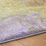 8' X 10' Wheat And Gold Abstract Shag Washable Area Rug With UV Protection - HomeRoots - Flyclothing LLC