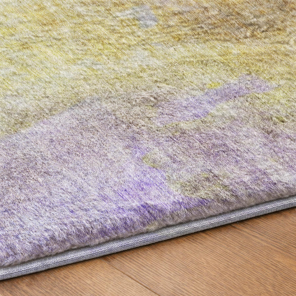 10' X 14' Wheat And Gold Abstract Shag Washable Area Rug With UV Protection - HomeRoots - Flyclothing LLC