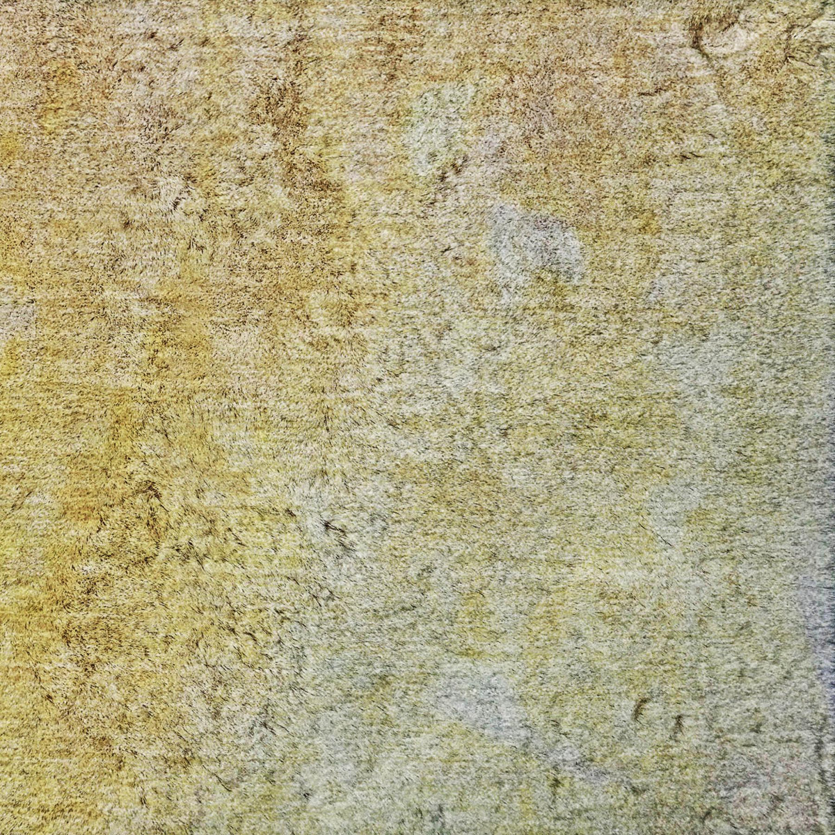 10' X 14' Wheat And Gold Abstract Shag Washable Area Rug With UV Protection - HomeRoots - Flyclothing LLC