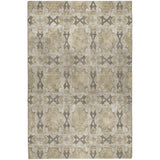 10' X 14' Beige And Gray Geometric Shag Washable Area Rug With UV Protection - HomeRoots - Flyclothing LLC