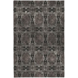 9' X 12' Gray And Charcoal Geometric Shag Washable Area Rug With UV Protection - HomeRoots - Flyclothing LLC