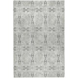8' X 10' Ivory And Gray Geometric Shag Washable Area Rug With UV Protection - HomeRoots - Flyclothing LLC