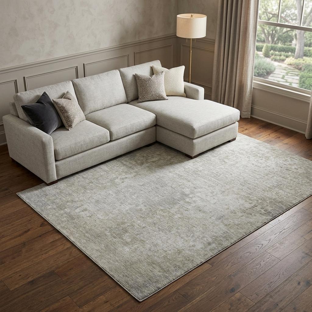 10' X 14' Beige And Gray Abstract Shag Washable Area Rug With UV Protection - HomeRoots - Flyclothing LLC