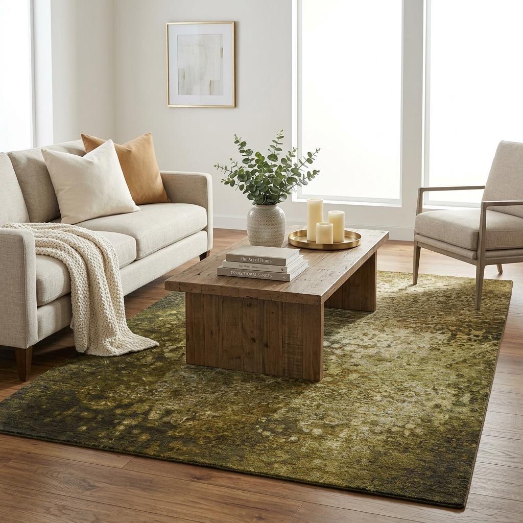 5' X 8' Brown And Ivory Abstract Shag Washable Area Rug With UV Protection - HomeRoots - Flyclothing LLC