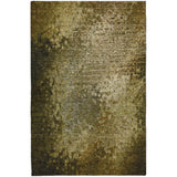 9' X 12' Brown And Ivory Abstract Shag Washable Area Rug With UV Protection - HomeRoots - Flyclothing LLC