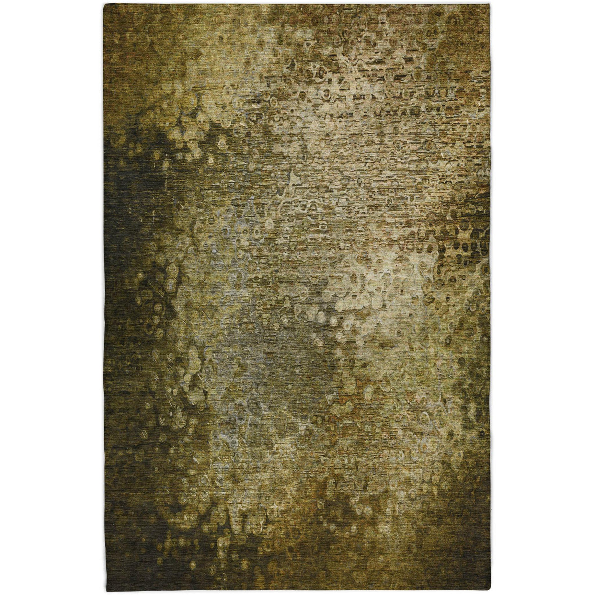 10' X 14' Brown And Ivory Abstract Shag Washable Area Rug With UV Protection - HomeRoots - Flyclothing LLC