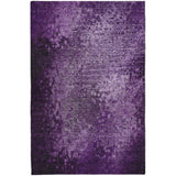 10' X 14' Purple And Ivory Abstract Shag Washable Area Rug With UV Protection - HomeRoots - Flyclothing LLC