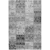 10' X 14' Gray And Silver Floral Shag Washable Area Rug With UV Protection - HomeRoots - Flyclothing LLC