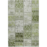 3' X 5' Green And Gray Floral Shag Washable Area Rug With UV Protection - HomeRoots - Flyclothing LLC