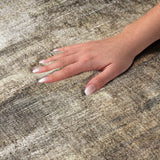 3' X 5' Chocolate And Brown Abstract Shag Washable Area Rug With UV Protection - HomeRoots - Flyclothing LLC