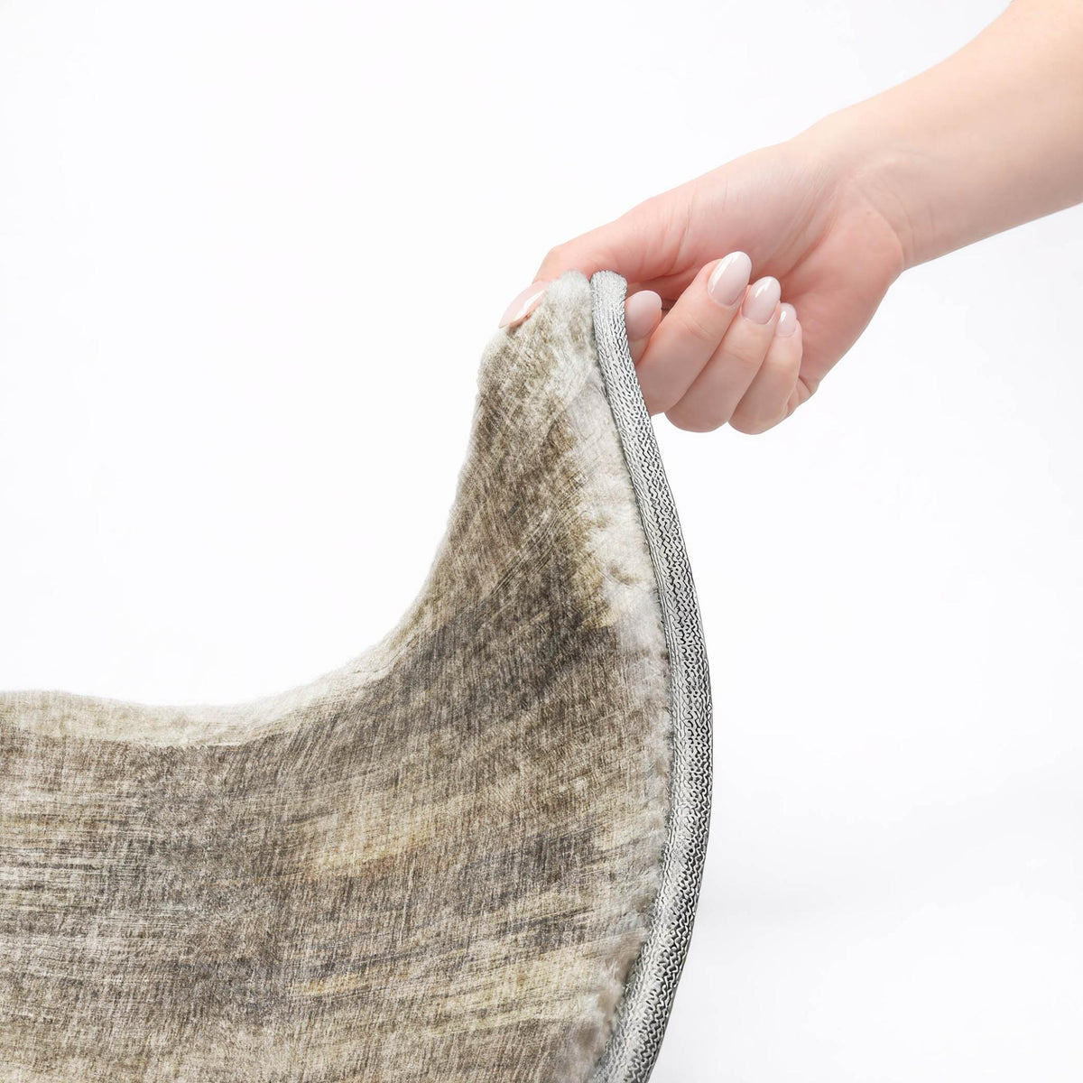 8' X 10' Taupe And Beige Abstract Shag Washable Area Rug With UV Protection - HomeRoots - Flyclothing LLC