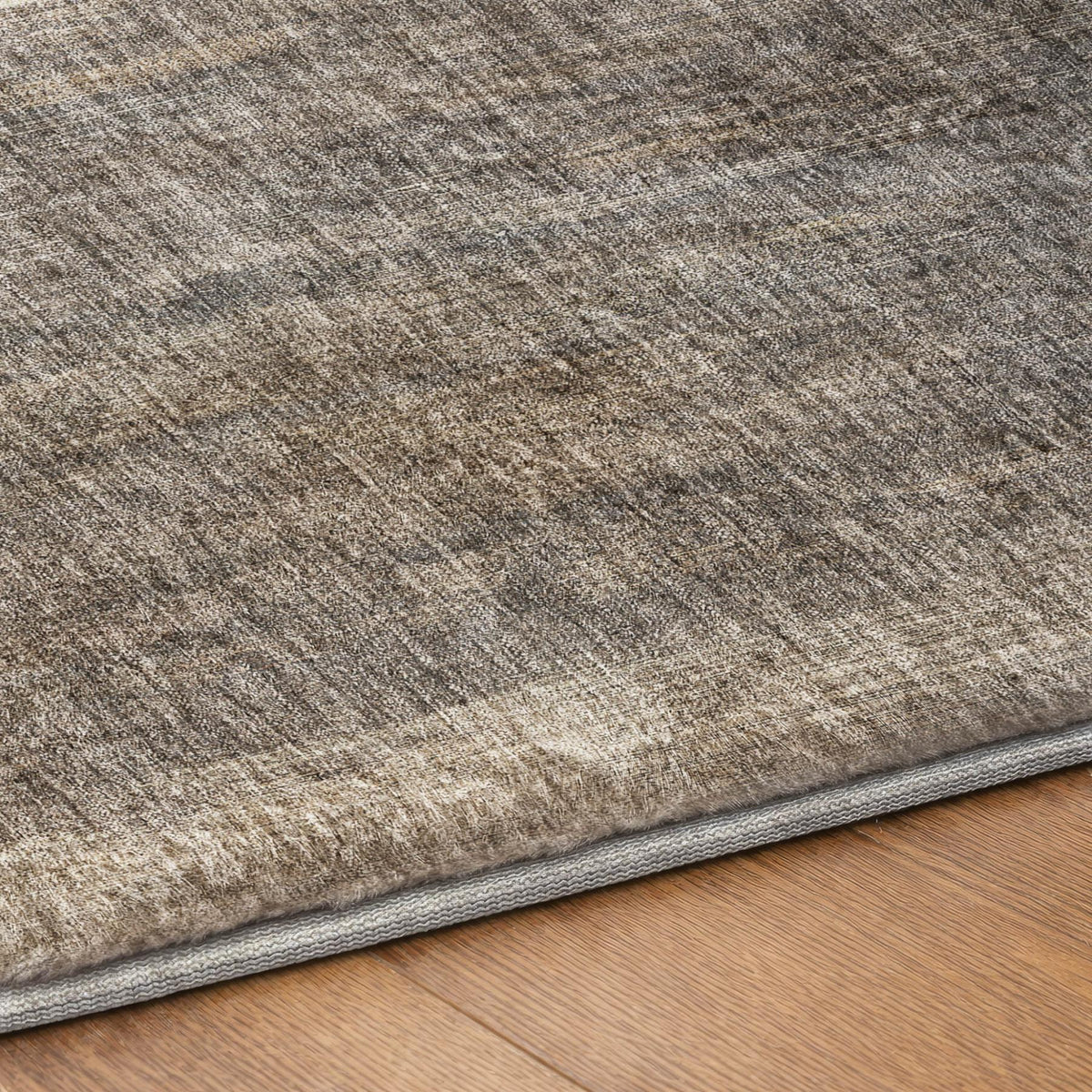 8' X 10' Taupe And Beige Abstract Shag Washable Area Rug With UV Protection - HomeRoots - Flyclothing LLC