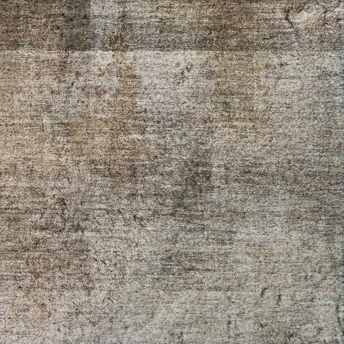 3' X 5' Brown And Gray Geometric Shag Washable Area Rug With UV Protection - HomeRoots - Flyclothing LLC