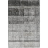 3' X 5' Gray And Silver Geometric Shag Washable Area Rug With UV Protection - HomeRoots - Flyclothing LLC