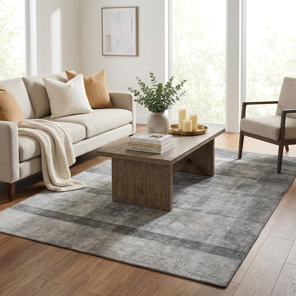 5' X 8' Gray And Silver Geometric Shag Washable Area Rug With UV Protection - HomeRoots - Flyclothing LLC