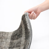 10' X 14' Gray And Silver Geometric Shag Washable Area Rug With UV Protection - HomeRoots - Flyclothing LLC