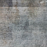 8' Navy Blue And Gray Geometric Shag Washable Round Rug With UV Protection - HomeRoots - Flyclothing LLC