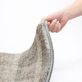 3' X 5' Taupe And Gray Geometric Shag Washable Area Rug With UV Protection - HomeRoots - Flyclothing LLC