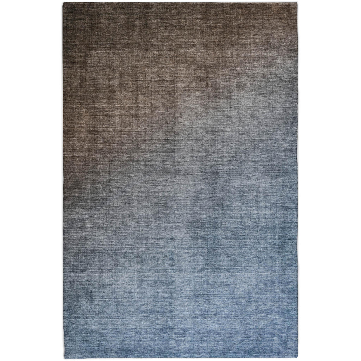 5' X 8' Chocolate And Taupe Ombre Shag Washable Area Rug With UV Protection - HomeRoots - Flyclothing LLC