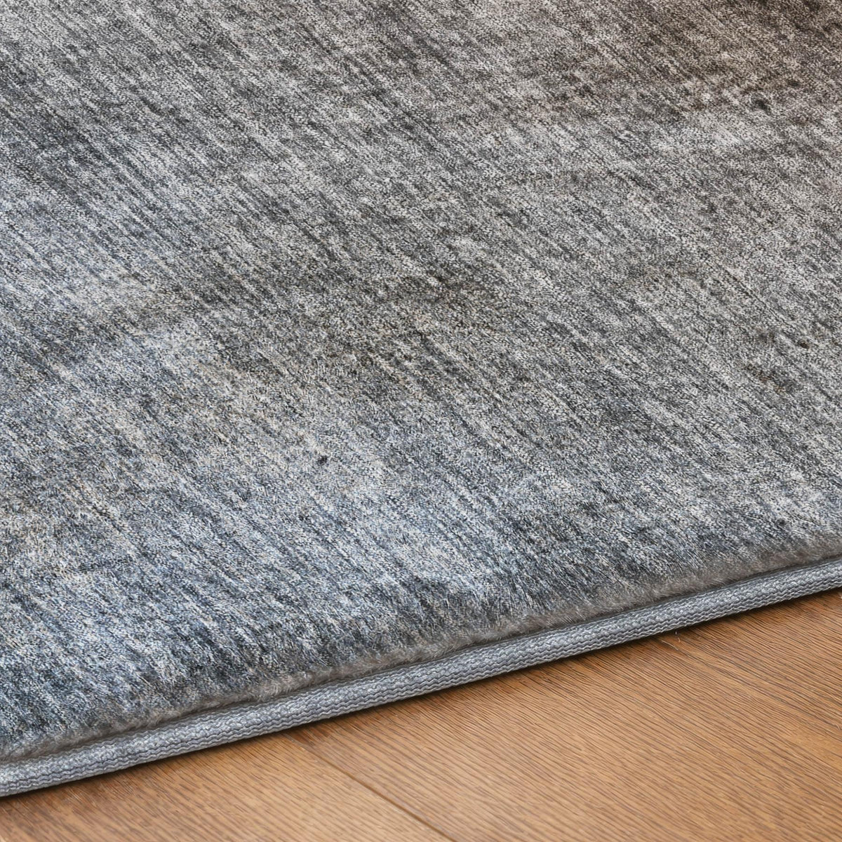 8' Chocolate And Taupe Ombre Shag Washable Round Rug With UV Protection - HomeRoots - Flyclothing LLC