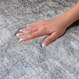 8' Chocolate And Taupe Ombre Shag Washable Round Rug With UV Protection - HomeRoots - Flyclothing LLC