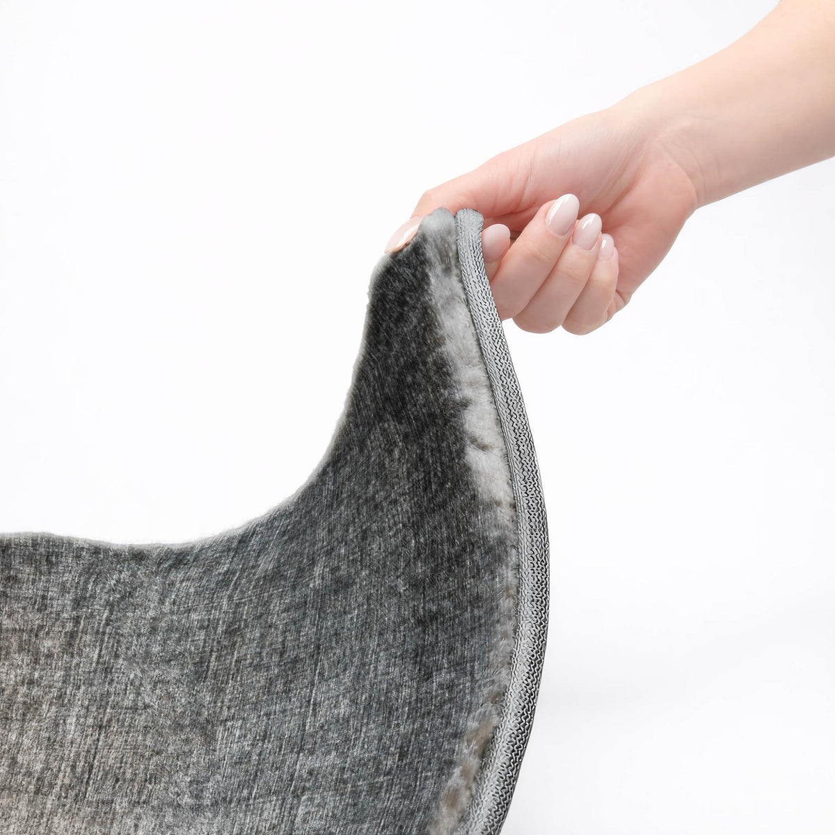 5' X 8' Gray And Charcoal Ombre Shag Washable Area Rug With UV Protection - HomeRoots - Flyclothing LLC