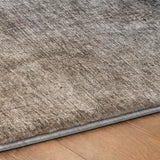 9' X 12' Gray And Charcoal Ombre Shag Washable Area Rug With UV Protection - HomeRoots - Flyclothing LLC
