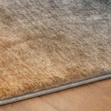 5' X 8' Navy Blue And Blue Ombre Shag Washable Area Rug With UV Protection - HomeRoots - Flyclothing LLC