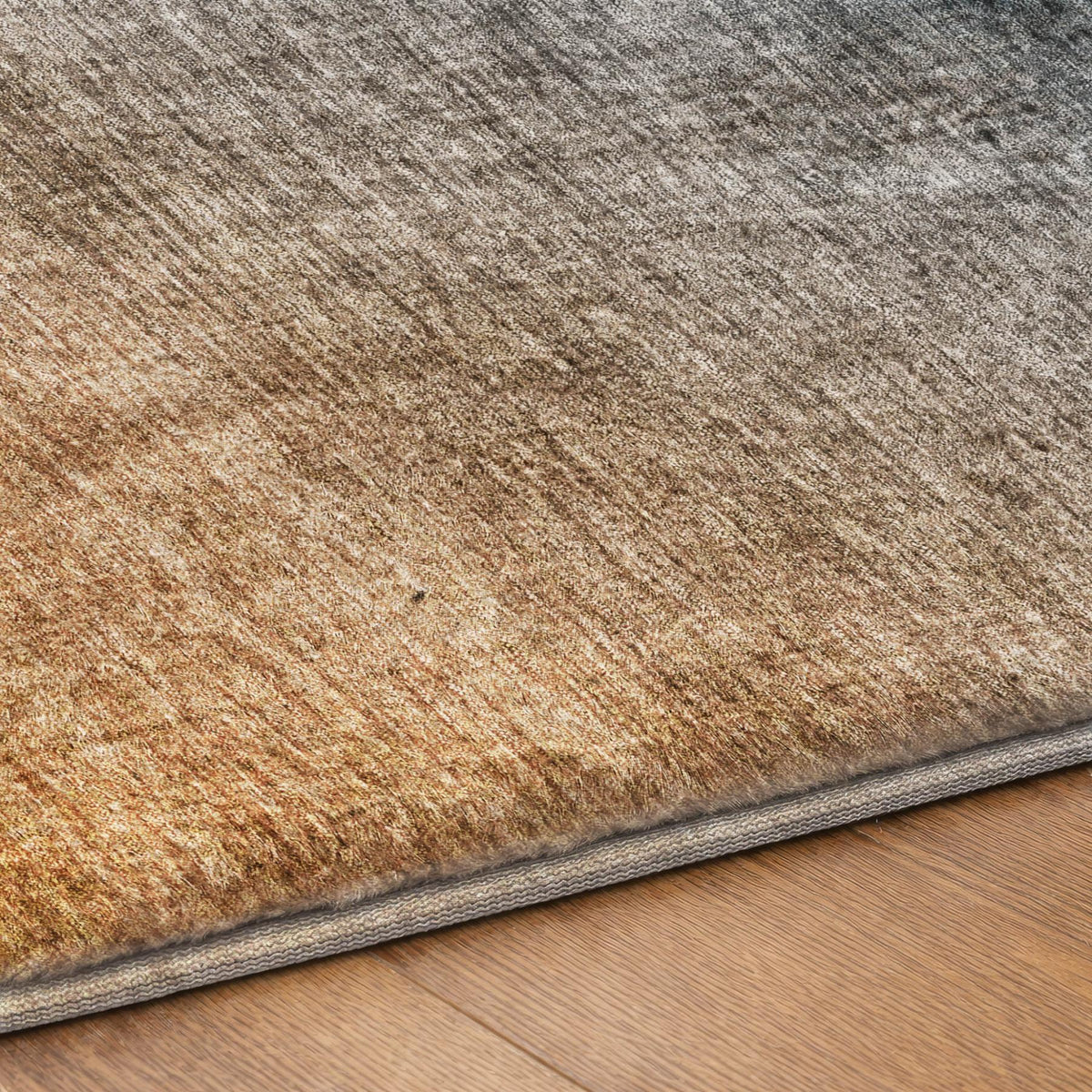 5' X 8' Navy Blue And Blue Ombre Shag Washable Area Rug With UV Protection - HomeRoots - Flyclothing LLC