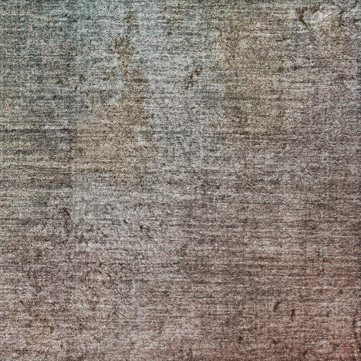 5' X 8' Teal And Gray Ombre Shag Washable Area Rug With UV Protection - HomeRoots - Flyclothing LLC