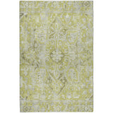 3' X 5' Green And Gray Oriental Shag Washable Area Rug With UV Protection - HomeRoots - Flyclothing LLC