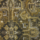 10' X 14' Brown And Chocolate Oriental Shag Washable Area Rug With UV Protection - HomeRoots - Flyclothing LLC