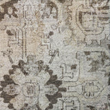 10' X 14' Ivory And Cream Oriental Shag Washable Area Rug With UV Protection - HomeRoots - Flyclothing LLC