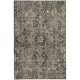 5' X 8' Taupe And Beige Oriental Shag Washable Area Rug With UV Protection - HomeRoots - Flyclothing LLC