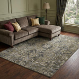8' X 10' Taupe And Beige Oriental Shag Washable Area Rug With UV Protection - HomeRoots - Flyclothing LLC