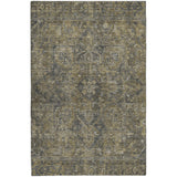 3' X 5' Chocolate And Gray Oriental Shag Washable Area Rug With UV Protection - HomeRoots - Flyclothing LLC
